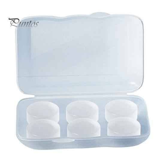 

6 шт. силиконовые беруши шумоподавление моющиеся водонепроницаемые мягкие многоразовые средства защиты органов слуха концерты работа учеба сон бесшумные беруши