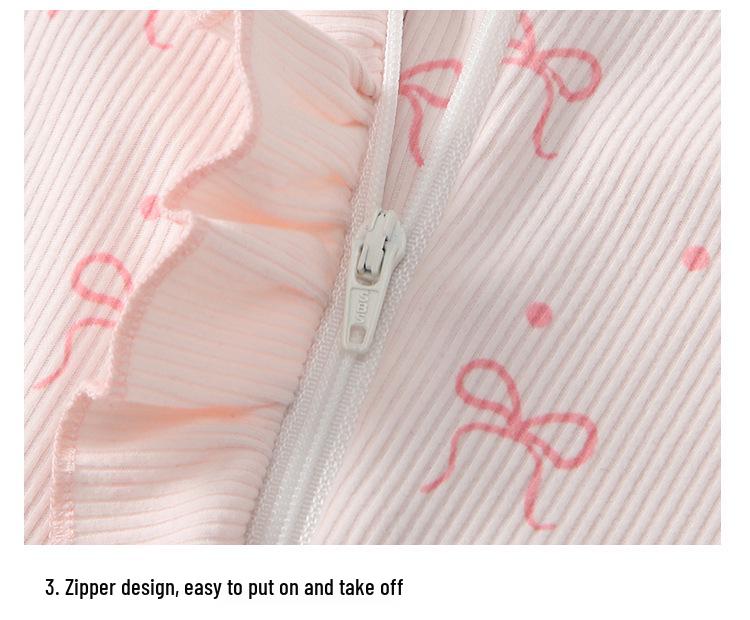 Spring & Autumn Newborn Baby Bodysuit - Warm Full Moon Girl Romper