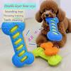 Dog Toy Bone Durable Makes Noise Perfect For Large Breeds Like Golden Retrievers Corgis And French Bulldogs Great Way