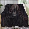 Grim Reaper Digital Printed Flannel Printed Blanket Home Decor Lightweight Halloween Horror Prank Blanket