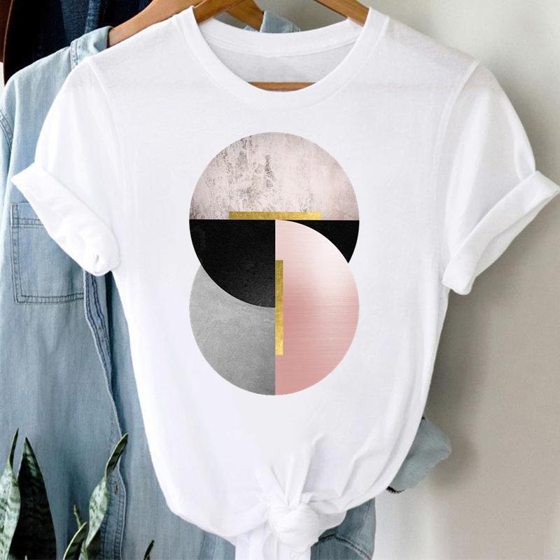Women Print Tee Top Travel Sweet Lovely Style Trend 90s Summer Fashion Tshirt Short Sleeve Lady Female Clothing Casual Graphic T-shirt