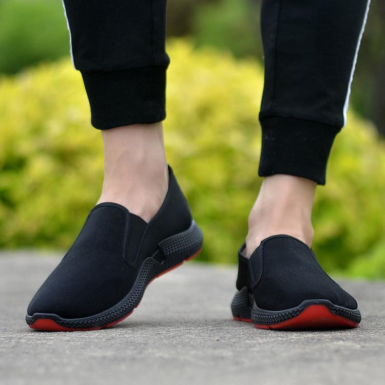 Spring New Old Beijing Cloth Shoes Men's Breathable and Comfortable Men's Sports Non-slip Casual Beef Tendon Sole Work Shoes