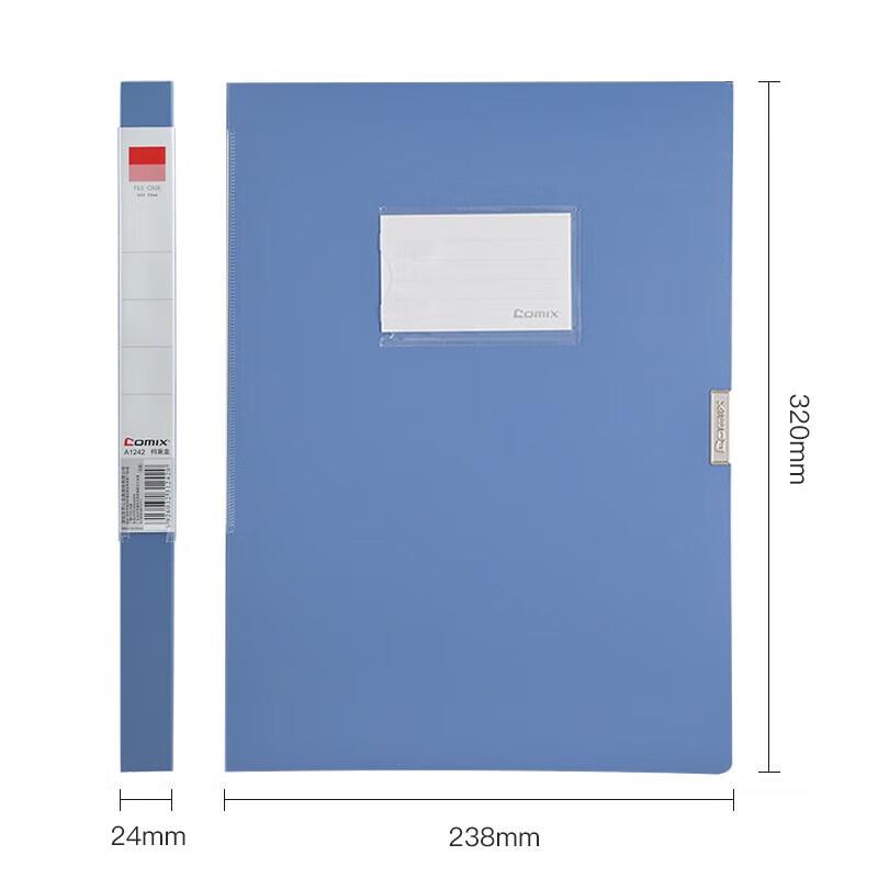 COMIX A4 PP File Box, 22MM