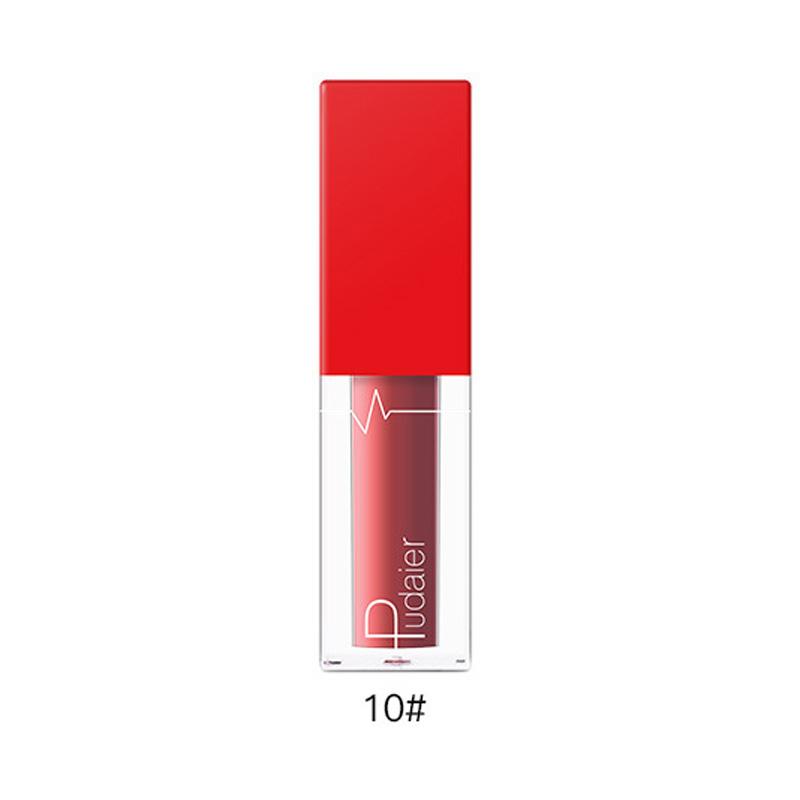 Pudaier 's New Non-stick Cup Lip Gloss Nude Matte Non-fading Lipstick Waterproof Lip Makeup