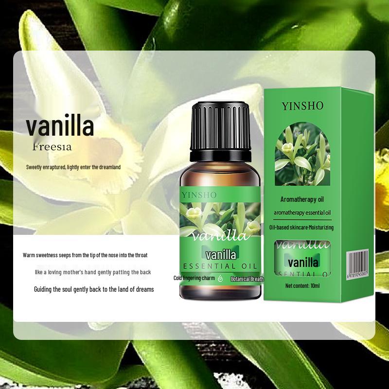 YINSHO Oil-Soluble Aromatherapy Essential Oil 10ml - Long-Lasting Deodorizing Air Freshener for Indoor Bedrooms.