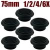 1/2/4/6X 75mm/2.95inch Warm Air Conditioner Vent Outlet Rotatable Round For Car Truck VAN Bus RV Camper Diesel Parking Heater