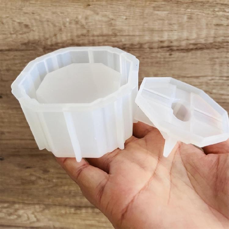 Stabile Aufbewahrungsbox für Geschenke mit Deckelform, Schmuckorganizer, Silikonform zum Basteln, Einzigartige Harz-Aufbewahrungsboxen für Geschenke