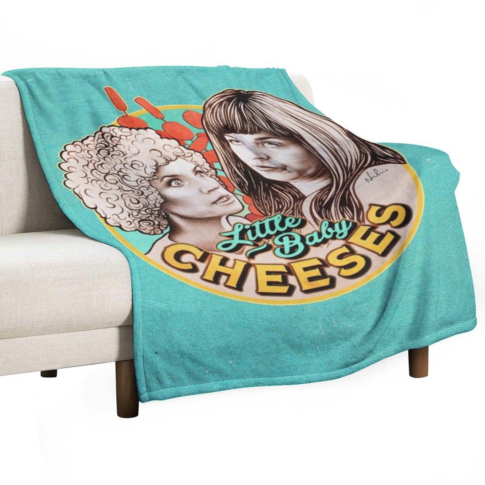 LITTLE BABY CHEESES Throw Blanket Travel Warm Soft Plush Plaid Furry Blankets 30x40in