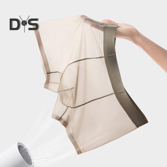 Men Boxer Underwear Elastic Mid-Waist Design U-Convex Thin Perspective Shorts Briefs Seamless Panties Daily Wear