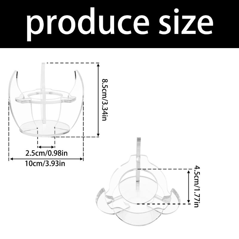 Desktop Clear Acrylic Gaming Controller Holder Easy Access Open Frame And Anti Slip Pad Gaming Accessories