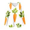 Women's Long Sleeve T-Shirt V Neck Easter Print Casual Comfort Top