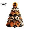 Fall Seasonal Decorations Halloween Quilted Fabric Tree Kit, Witch Cat Spider DIY Handmade Keepsake Decor 3D Padded Sewing Craft Project for
