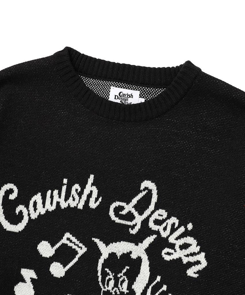 CAVISH 61Road Knit Sweater Black(Cv2Esuk600A)