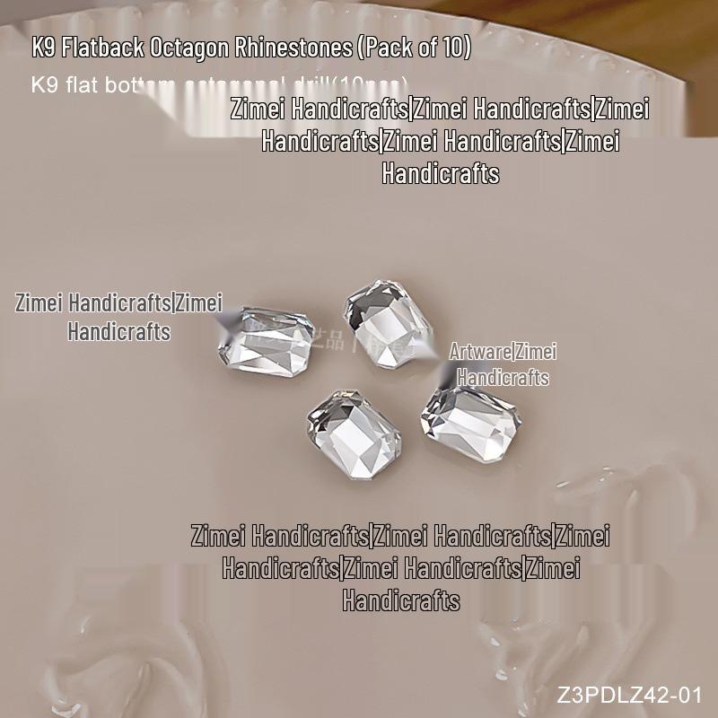 

Фальшивые украшения для ногтей: Супер Блестящие Кристаллы K9 Октагон Флэтбэк Бриллианты для Украшения Ногтей 2024.