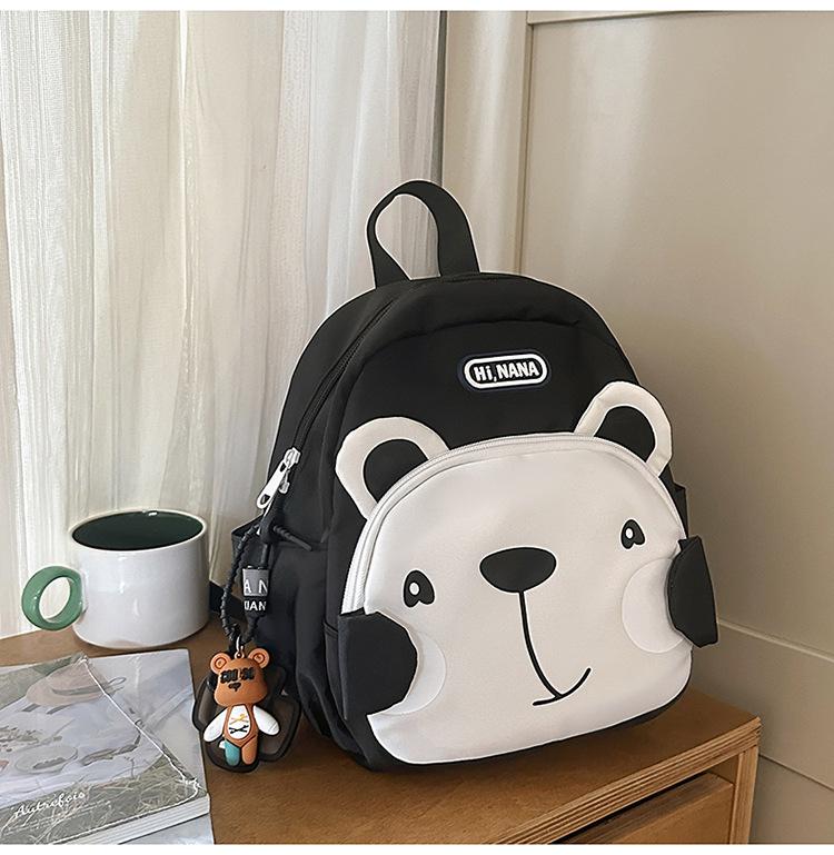 Schoolbag new high-value, fresh and sweet, cute cartoon bear backpack, light travel backpack for grades 1-1 students