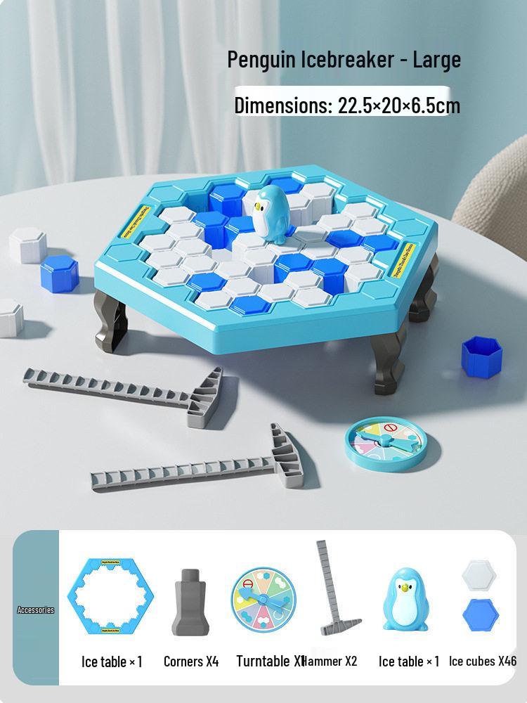 Penguin Rescue Ice-Breaking Toy: Educational Parent-Child Strategy Game