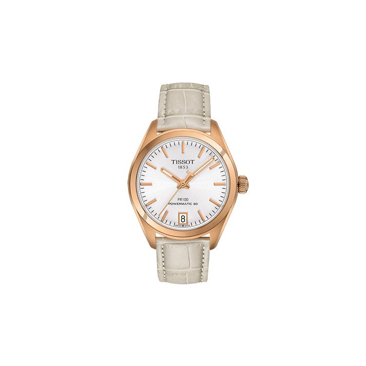 TISSOT Women s PR100 Collection Watch T101.207.36.031.00 White Dial Belt