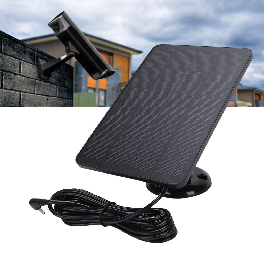 Security Camera Solar Panel Energy Saving High Effciency 4W Solar Panel   with Bracket for Outdoor