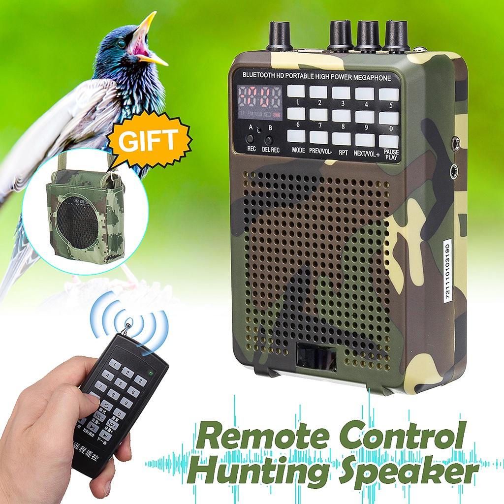 58W Richiami per Richiami da Caccia Altoparlante MP3 Kit Telecomando Giocatore Wireless Portatile Richiamatore Elettronico per Uccelli