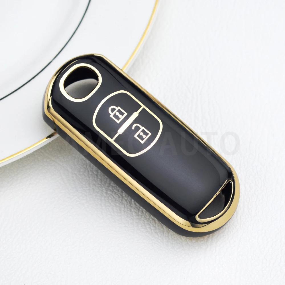 TPU 2 Tasten Auto Fernbedienung Schlüsselhülle Abdeckung für Mazda CX-3 CX3 CX-5 CX5 CX7 CX-9 CX8 2 3 5 6 BL BM GJ Atenza Axela Demio
