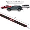 Car Rear Bumper Protector Guard, 35.4 * 2.76 Inch Universal Rubber Scratch-Resistant Trunk Door Sill Protector, Scratch-Resistant Rubber Guard, Car
