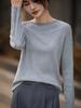 Women's Hollow Out Fine Wool Knit Sweater - Autumn/Winter Style
