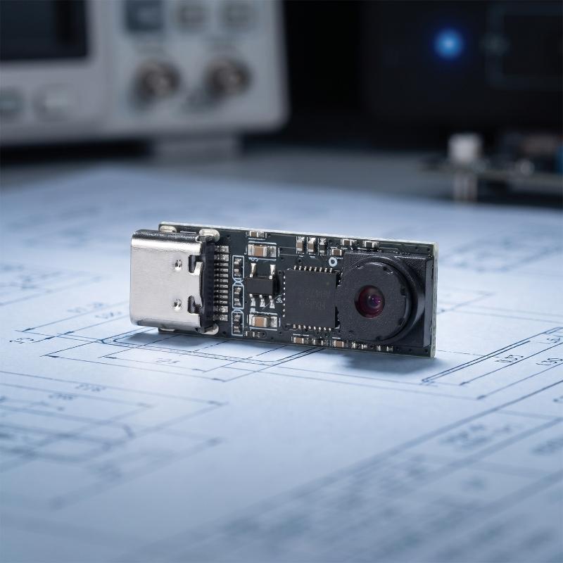 1Pcs Mini Usb Type-C Camera Module Esp32-S3 Development Board 720P 1280*720 1Mp 65 Degrees Fov M5-Csp Standard Uvc Protocol