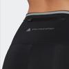 Adidas Stella McCartney Tpa Mallas Estampadas a Rayas Cintura Elástica Pantalones de Fitness para Mujer Pantalones Negro HI6136