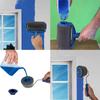 5 in 1 Corner Paint Roller Brush for Smooth Painting Wall Ceiling Edges with Angled Design Durable Coverage