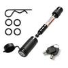 5/8" Truck Trailer Hitch Pin Lock 2 Keys Trailer Locking for RV Truck Trailer Tow Receiver Waterproof Universal Car Accessories