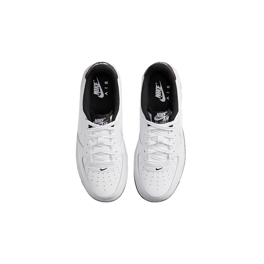 Nike Air Force 1 07 ESS GS White Black Kids Sneakers DV1331-100
