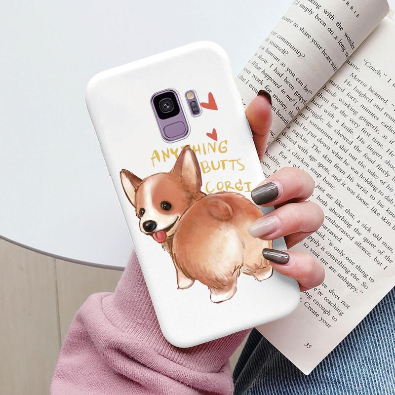 For Samsung Galaxy S9 S 9 Plus Cover Cute Cartoons Heart Cat Soft Silicone Shockproof Phone Case For Samsung S9 S9+ Funda Bumper