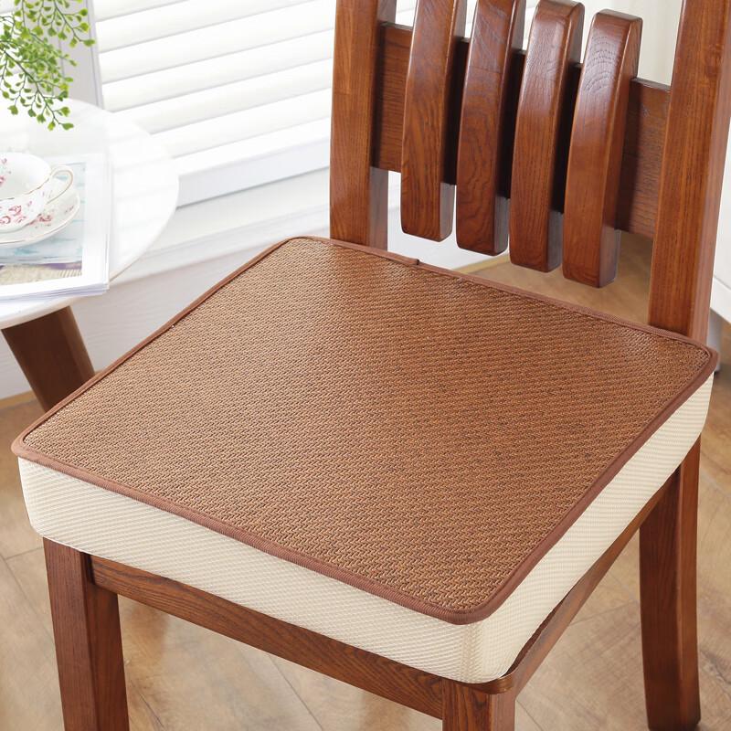 

Утолщенная нескользящая подушка на стул из ледяного шелка и ротанга для лета 40x40cm Thickness 10cm