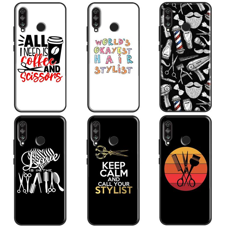 Hair Stylist Hairdresser For Huawei Nova 10 SE 9 5T 12s 12i 11i Y91 Y90 Y60 Y70 Y72 Y61 P20 P30 P40 Lite P60 Pro Case