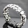 Braccialetti Bangle di Sopravvivenza in Paracord da Esterno Uomo Tono Argento Braccialetto da Polso con Corda Teschio Campeggio Escursionismo Braccialetto con Fibbia di Emergenza Gioielli
