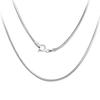 Thick Snake Chain Link Rope Silver 70 Cm