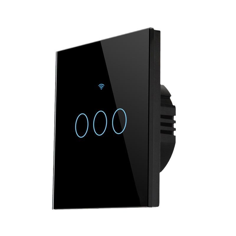 Matter European Standard Smart WiFi Touch Switch (Live/Neutral or Single Live Wire) with Alexa & HomeKit Compatibility.