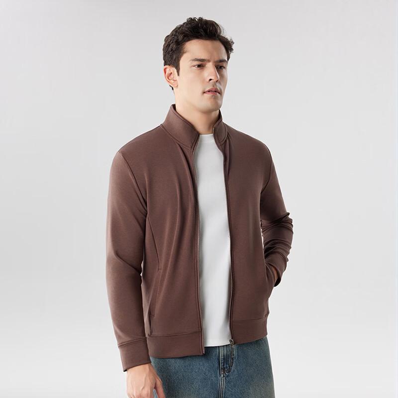 Han Mian Jiang Men s Full-Zip Stand-Collar Sweatshirt XL