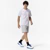 Tennis and Badminton Game Shirt, Moisture-Wicking, Quick-Drying, Dynamotion Fit, Perfect for Club Activities, Unisex, White, Size XS, 62JAC024