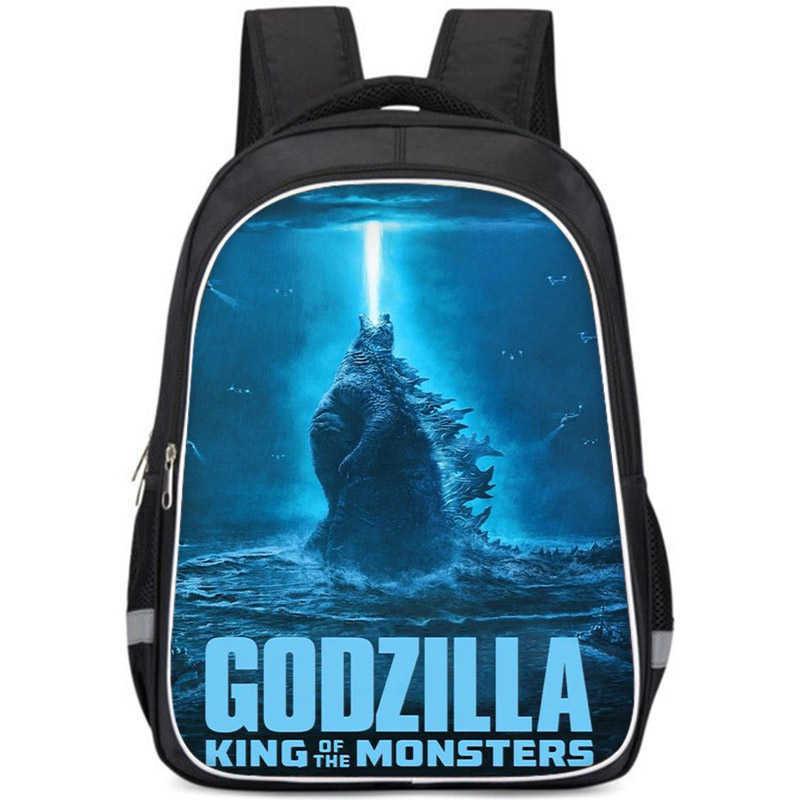 Large Capacity Lightweight 3d Godzilla Backpack For Kids Perfect For School