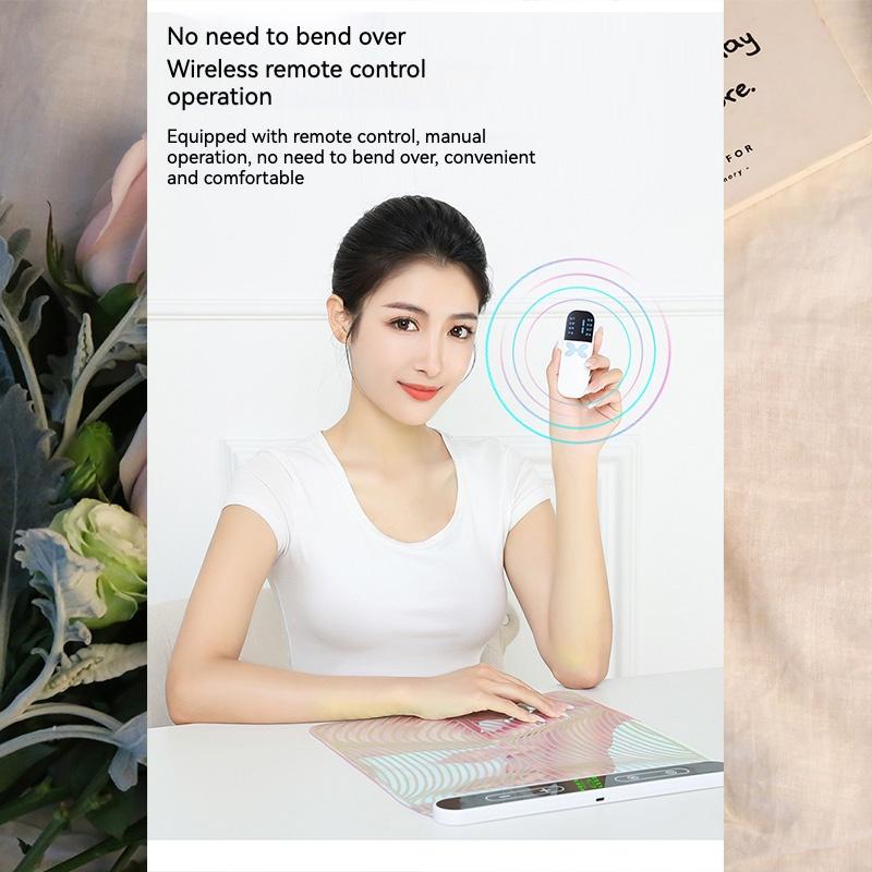 Colorful EMS Microcurrent Massage Foot Pad Smart Pulse Foot Massager Home Portable Leg Beauty Instrument