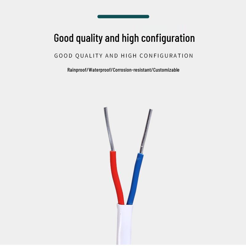 Flame Retardant 2-Core Aluminum Electrical Wire (2.5/4/6 sq mm) Sheathed for Outdoor Household Use