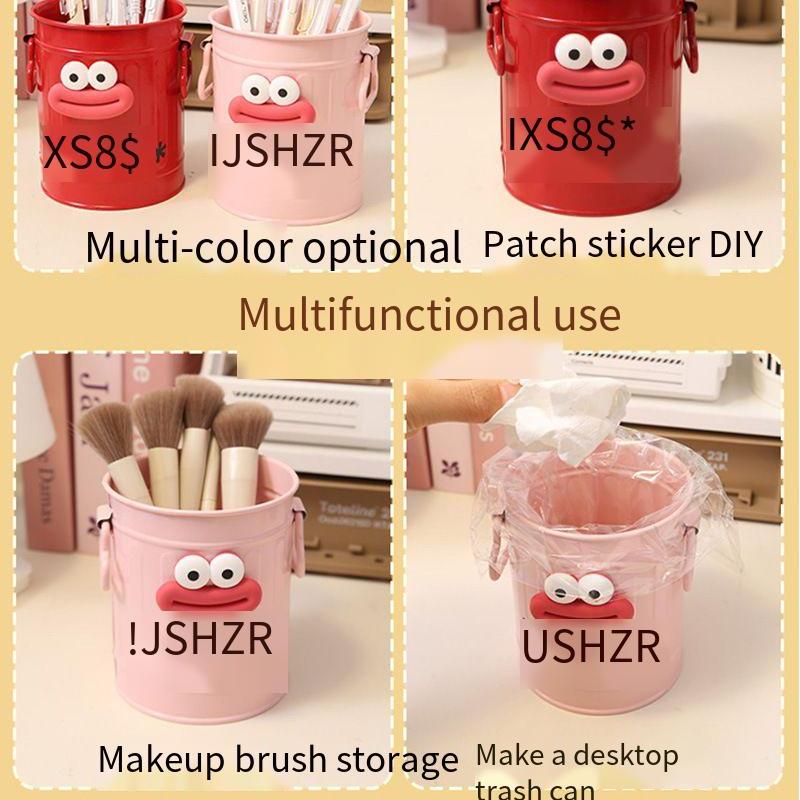 Fun Storage Box Large Capacity Pen Containers Students Household Office Desktop Mini Bins Organizers Creative Fashion Cute Ins