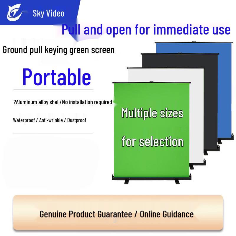 Portable Pull-Out Green Screen Background