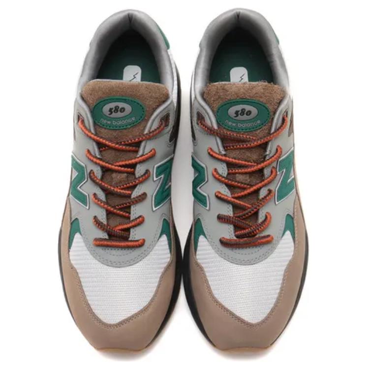 New Balance Atmos X 580 Wood Escape Unisex Sneakers Brown Grey Green MT580AM2