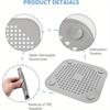 1pcs Kitchen Sink Silicone Floor Drain Pad, Anti-clogging Filter Patch, Bathroom Sewer Hair Suction Cup Odor-proof Filter Screen