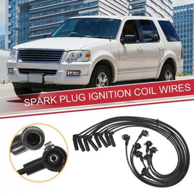 8 Pcs Spark Plug Wire Ignition Coil Cable for Ford Explorer for Mercury 5.0L