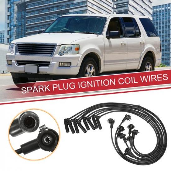 8 Pcs Spark Plug Wire Ignition Coil Cable for Ford Explorer for Mercury 5.0L