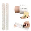 Wearable Notepad Silicone Wrist Band Reusable Reminder Bracelet Waterproof to Do List Stap and Ruler Erasable For Meeting School