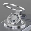 360 Rotating Magnetic Phone Holder Zinc Zinc Zinc Alloy Foldable Phone Grip Phone Ring Holder  Desk Use